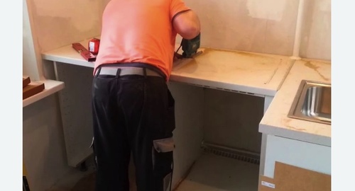 Сборка кухонного гарнитура. Новоульяновск